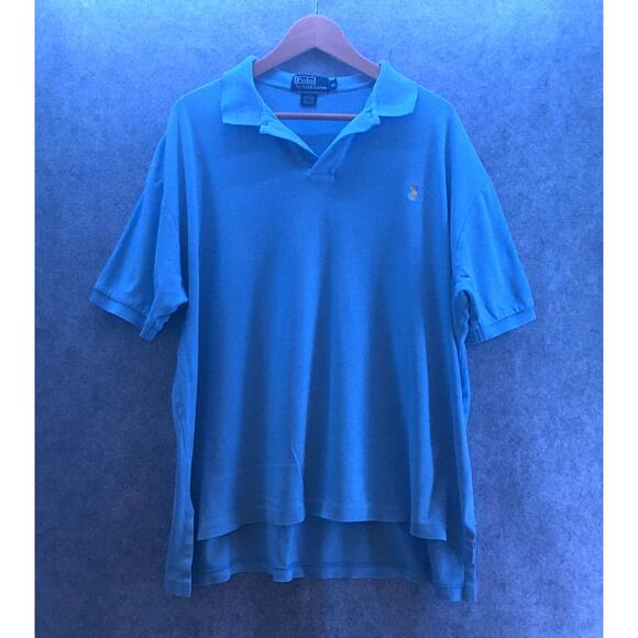Ralph Lauren Polo Light Blue Short Sleeved Classic Polo Shirt Men’s XL - Picture 2 of 8